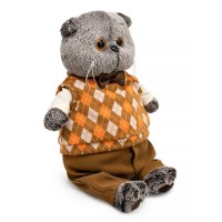 Кот Басик в трикотажном жилете Медведь Калуга