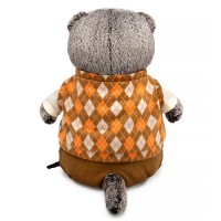 Кот Басик в трикотажном жилете Медведь Калуга