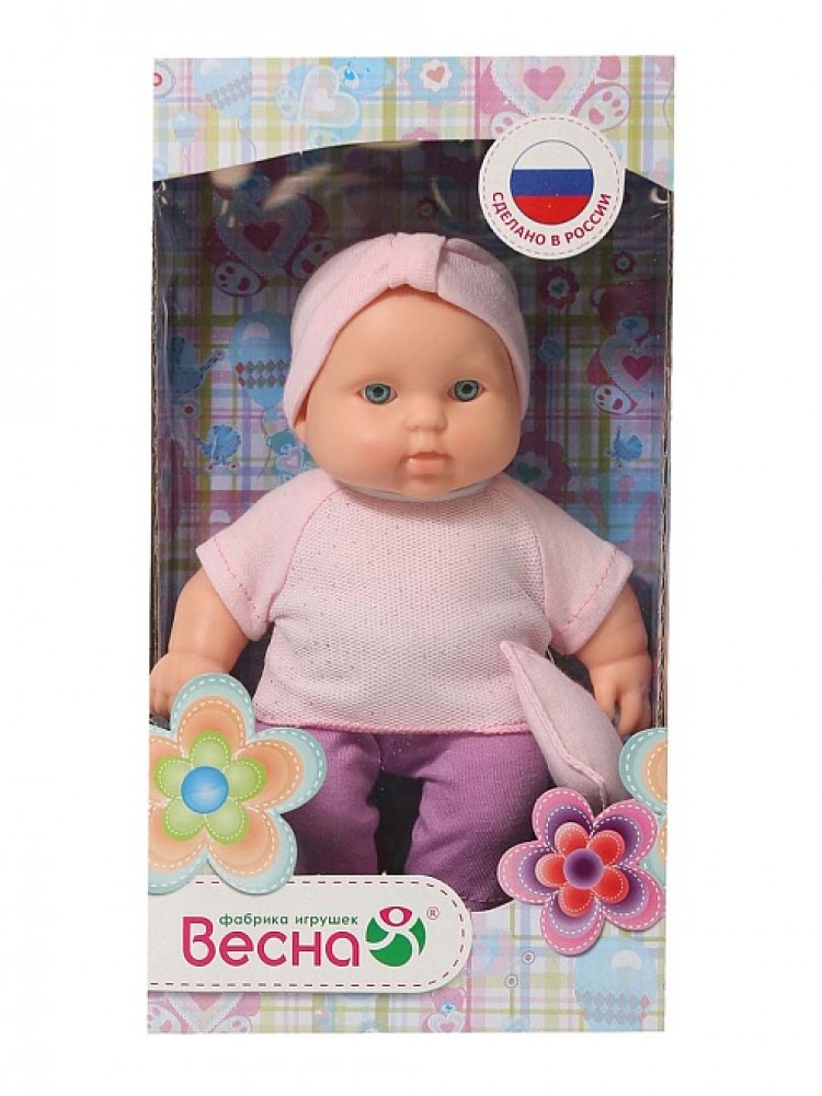 Кукла Карапуз с подушечкой В4152 Медведь Калуга