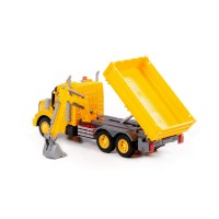 "Профи", автомобиль бортовой с ковшом инерционный (со светом и звуком) (жёлтый) (в коробке) Медведь Калуга