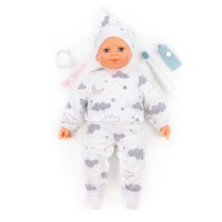 Пупс мягконабивной "Нежный" (46 см) + набор с аксессуарами (4 элемента) (в коробке) Медведь Калуга