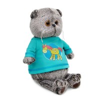 Басик в лонгсливе с лошадкой 22 см Медведь Калуга