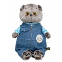Кот Басик в комбинезоне "Деним" Медведь Калуга