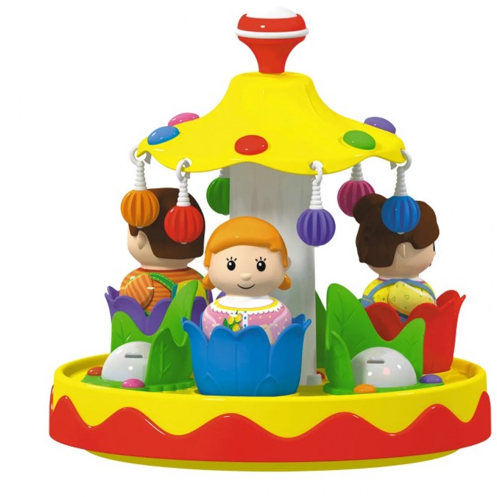 Юла-карусель "Романтика" (в п/пакете) Медведь Калуга