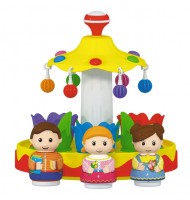 Юла-карусель "Романтика" (в п/пакете) Медведь Калуга