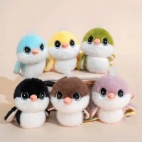 Мягкая игрушка Воробей брелок DE801230801BK Медведь Калуга