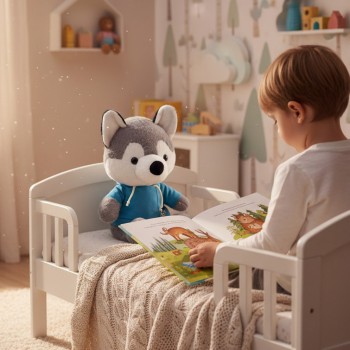 Мягкая игрушка Волк DL803230415LB Медведь Калуга