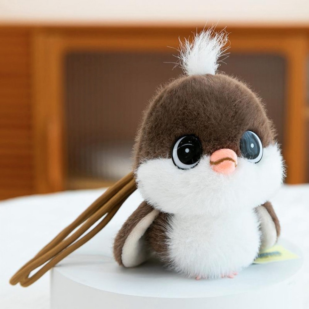 Мягкая игрушка Воробей брелок DE801230801BR Медведь Калуга