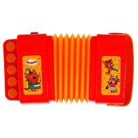 Музыкальная игрушка «Три кота. Гармошка» (35 песен, мелодий, звуков) Медведь Калуга