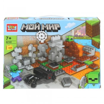 Конструктор «Мой мир» 155 дет. Медведь Калуга