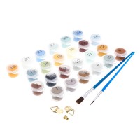 382688 Картина по номерам 30х40 см тигр в снегу МУЛЬТИ АРТ в кор.24шт Медведь Калуга