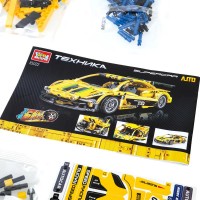 387690 Конструктор СУПЕРКАР (инерция) , 472 дет. Город мастеров в кор.2*9шт Медведь Калуга