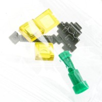 Конструктор мой мир (светящийся кубик), 127 дет. Медведь Калуга