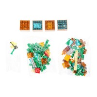 Конструктор мой мир (светящийся кубик), 127 дет. Медведь Калуга