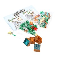 Конструктор мой мир (светящийся кубик), 127 дет. Медведь Калуга