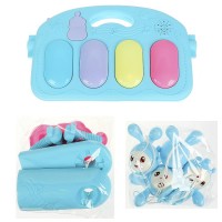 361450 Коврик-пианино МАЛЫШАРИКИ 16 песен,фраз и звуков.съемные игрушки.+ кор Умка в кор.12шт Медведь Калуга