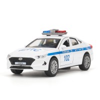 Металлическая модель «Hyundai Sonata Полиция»12 см Медведь Калуга