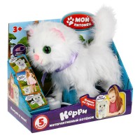 326483 Интерактивный котёнок Пляцковский М.С. Керри 22см ходит, на пульте-поводке МОЙ ПИТОМЕЦ в кор.12шт Медведь Калуга