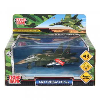 Металлическая инерционная модель «Истребитель» 19,5 см Медведь Калуга