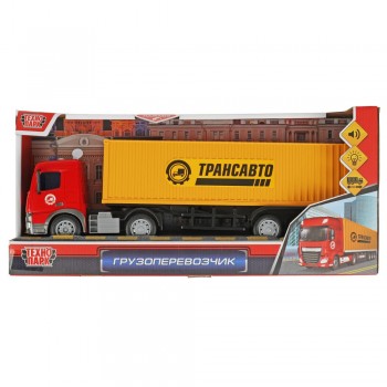 Модель пластик свет-звук грузоперевозчик 38 см Медведь Калуга