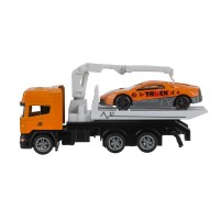 Металлическая модель «Эвакуатор» 12см с машиной 7см Медведь Калуга