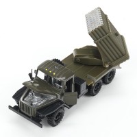 Металлическая модель «УРАЛ Град военный» 14 х 6 х 5 см Медведь Калуга