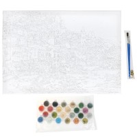 Картина по номерам 30х40 см побережье Медведь Калуга