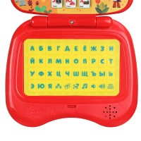 395612 Обучающий компьютер азбука, 120+ песен, стихов и  звуков Ми-ми-мишки в кор. Умка в кор.72шт Медведь Калуга