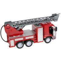 Машина пластик свет-звук KAMAZ камаз ПОЖАРНАЯ 26см Медведь Калуга