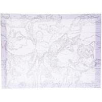 Картина по номерам 30х40 см Медведь Калуга