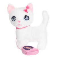 Интерактивная кошка Адель 25 см с пультом-поводком, озвучена Медведь Калуга