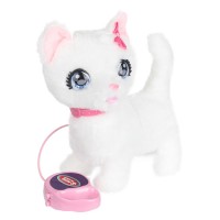 Интерактивная кошка Адель 25 см с пультом-поводком, озвучена Медведь Калуга