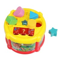 397715 Сортер барабан.30 стихов, песен и звуков, Шаинский музыка кор. Умка в кор.36шт Медведь Калуга