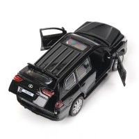 403539 Машина металл LEXUS LX-570 длина 12 см, двери, багаж, инерц, черный, кор. Технопарк в кор.2*36шт Медведь Калуга