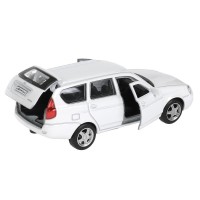 313463 Машина металл "lada priora" длина 12 см, откр дв, багаж, инерц, белый, в кор. Технопарк в кор.2*36шт Медведь Калуга