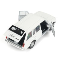 405081 Машина металл ваз-2102 12 см, двери, багаж, инер, белый, кор. Технопарк в кор.2*36шт Медведь Калуга