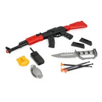394318 Набор оружия автомат с присосками, блист.23*57*4см ИГРАЕМ ВМЕСТЕ в кор.2*48шт Медведь Калуга