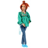 Кукла 29 см София беременная, руки и ноги сгиб, аксессуары Медведь Калуга