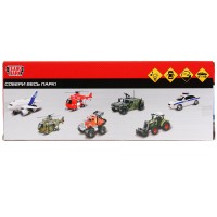 298515 Машина пластик свет-звук ТРОЛЛЕЙБУС, 31,5 см, двери, инерц., кор. Технопарк в кор.2*12шт Медведь Калуга