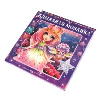 Алмазная мозаика 20*20 см цветочная фея Медведь Калуга