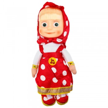 Игрушка мягкая Маша и Медведь маша в красном платке 29 см Медведь Калуга