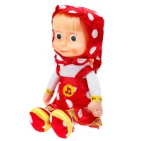 Игрушка мягкая Маша и Медведь маша в красном платке 29 см Медведь Калуга