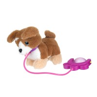 402434 Интерактивный щенок Джеки 20см, НА КОЛЕСАХ, помпа, поводок МОЙ ПИТОМЕЦ в кор.10шт Медведь Калуга