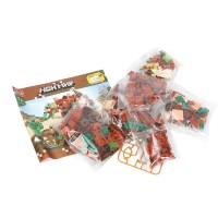 385825 Конструктор мой мир (светящийся кубик), 586 дет. Город мастеров в кор.2*18шт Медведь Калуга