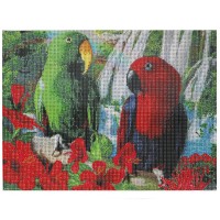 361067 Алмазная мозаика 30х40 см попугаи МУЛЬТИ АРТ в кор.24шт Медведь Калуга
