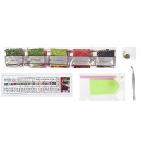 361067 Алмазная мозаика 30х40 см попугаи МУЛЬТИ АРТ в кор.24шт Медведь Калуга