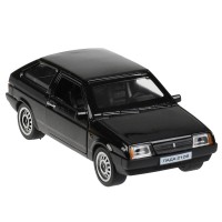 326429 Машина металл LADA -2108 "СПУТНИК", 11,7 см, двери, баг., ин., черный, кор. Технопарк в кор.2*36шт Медведь Калуга