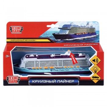 Металлическая модель «Круизный лайнер» 20 см Медведь Калуга