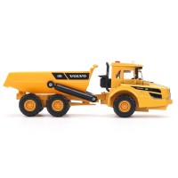 396365 Машина металл свет-звук VOLVO КАРЬЕРНЫЙ САМОСВАЛ 16 см, двер, подв дет, кор. Технопарк в кор.2*36шт Медведь Калуга