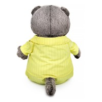 Кот Басик в костюме в полоску 19 см Медведь Калуга